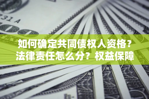 武汉如何确定共同债权人资格？法律责任怎么分？权益保障技巧揭秘！