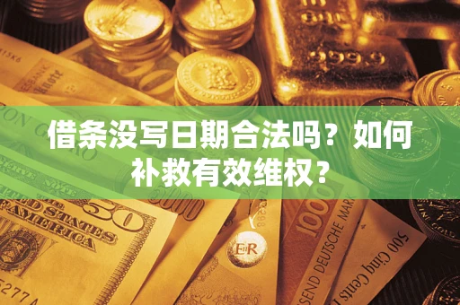 武汉借条没写日期合法吗？如何补救有效维权？