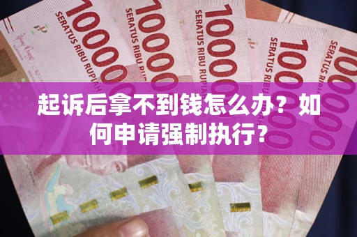 武汉起诉后拿不到钱怎么办？如何申请强制执行？