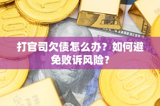 武汉打官司欠债怎么办？如何避免败诉风险？
