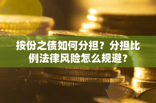 武汉按份之债如何分担？分担比例法律风险怎么规避？