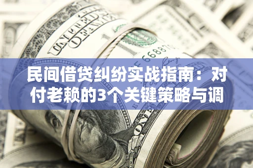 武汉民间借贷纠纷实战指南：对付老赖的3个关键策略与调解盲区解析