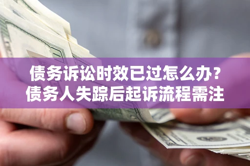 武汉债务诉讼时效已过怎么办？债务人失踪后起诉流程需注意什么？