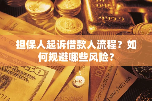 武汉担保人起诉借款人流程？如何规避哪些风险？