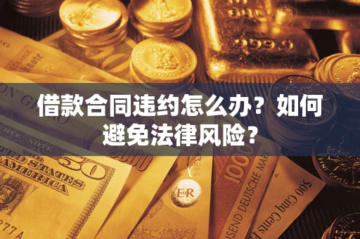 武汉借款合同违约怎么办？如何避免法律风险？