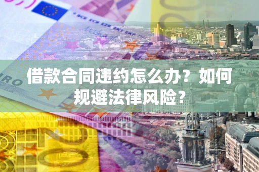 武汉借款合同违约怎么办？如何规避法律风险？